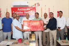 Inauguration Ceremony Multipurpose Hall  for Special Children of Aatmsukh Aatmdev Aashram, Hoshiarpur By Sh. Tarun Chawla Director (Finance & Administration) Vardhman Yarns & Threads Ltd.